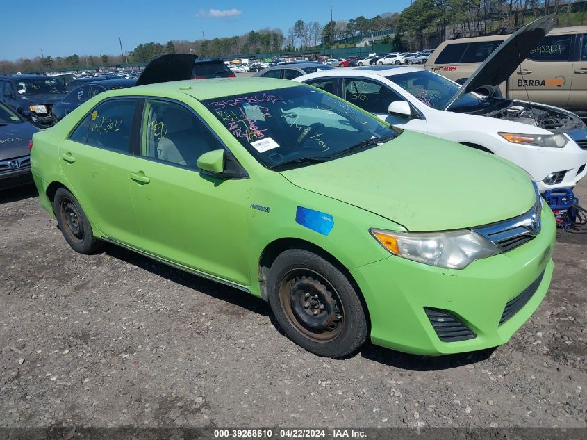 2012 TOYOTA CAMRY HYBRID LE