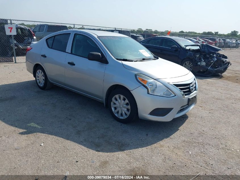 2015 NISSAN VERSA 1.6 S+