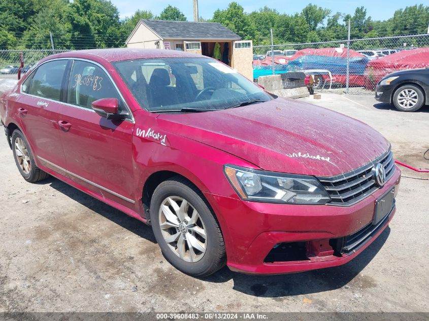 2016 VOLKSWAGEN PASSAT 1.8T S