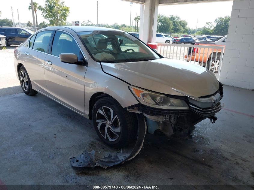 2017 HONDA ACCORD LX