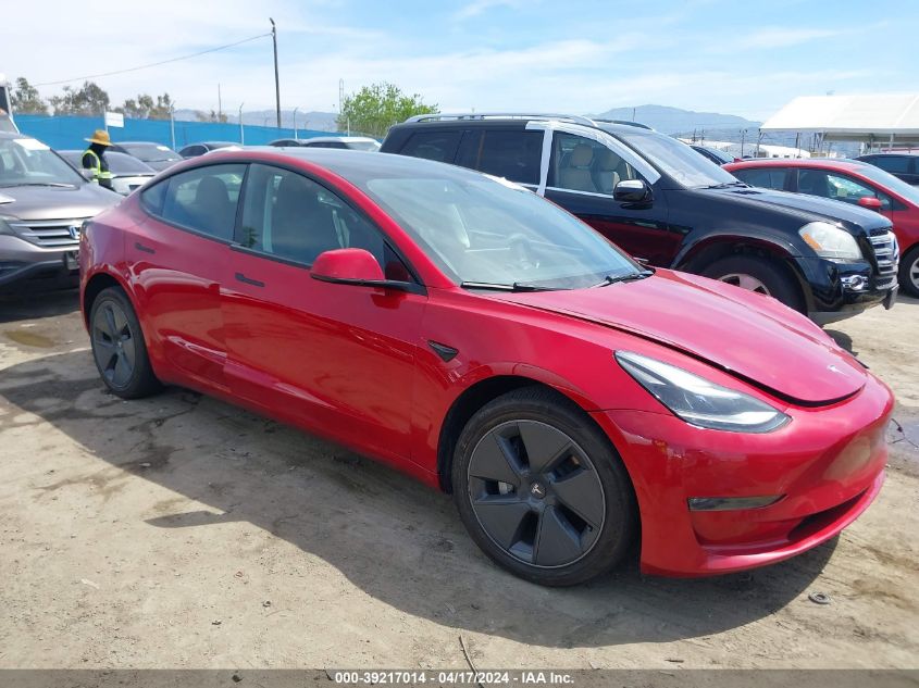 2022 TESLA MODEL 3 LONG RANGE DUAL MOTOR ALL-WHEEL DRIVE