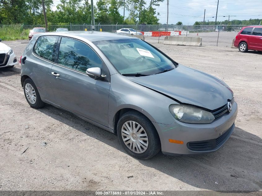 2012 VOLKSWAGEN GOLF 2.5L 2-DOOR