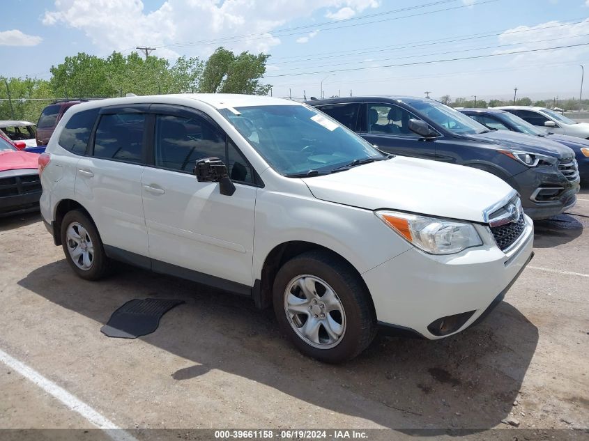 2016 SUBARU FORESTER 2.5I