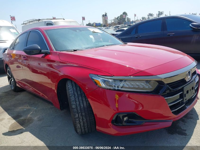 2021 HONDA ACCORD SPORT 2.0T