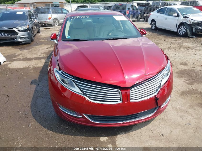 2016 LINCOLN MKZ HYBRID