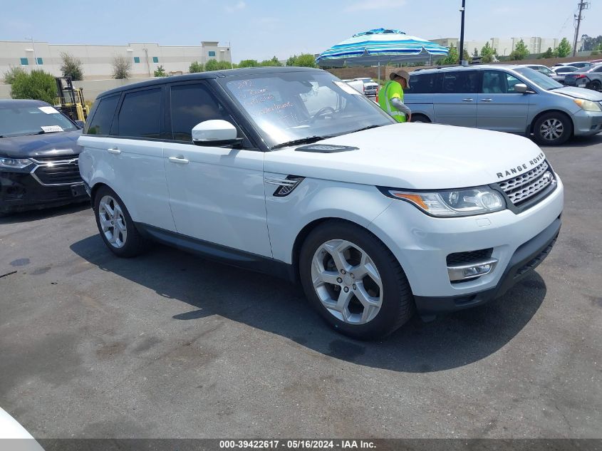 2016 LAND ROVER RANGE ROVER SPORT 3.0L V6 SUPERCHARGED HSE