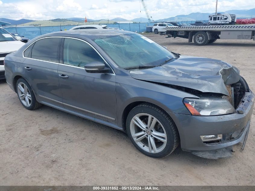 2013 VOLKSWAGEN PASSAT 2.0L TDI SEL PREMIUM