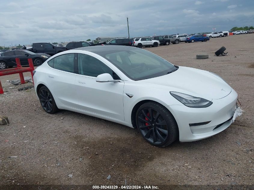 2020 TESLA MODEL 3 PERFORMANCE DUAL MOTOR ALL-WHEEL DRIVE