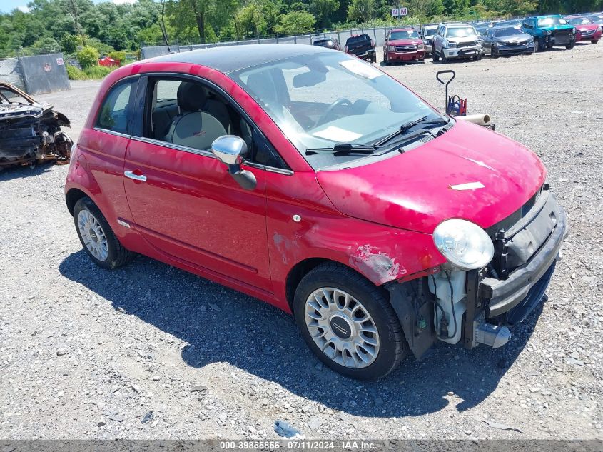 2012 FIAT 500 LOUNGE