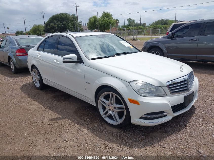 2012 MERCEDES-BENZ C 250 LUXURY/SPORT