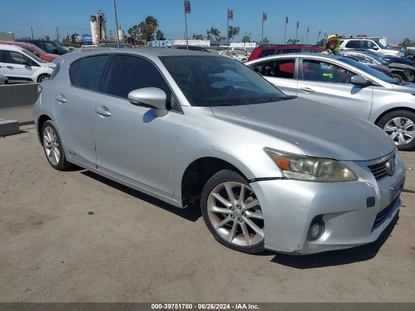 2012 LEXUS CT 200H PREMIUM