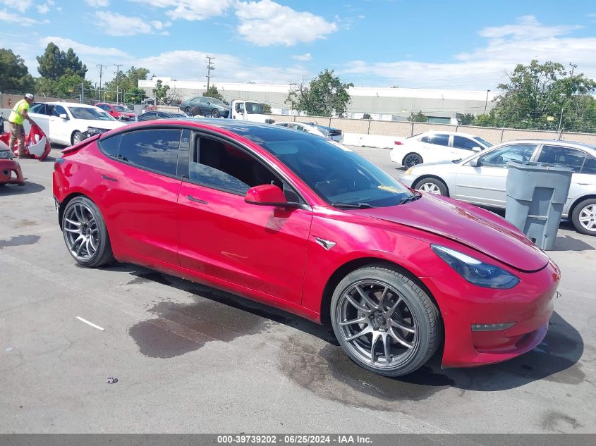 2021 TESLA MODEL 3 STANDARD RANGE PLUS REAR-WHEEL DRIVE