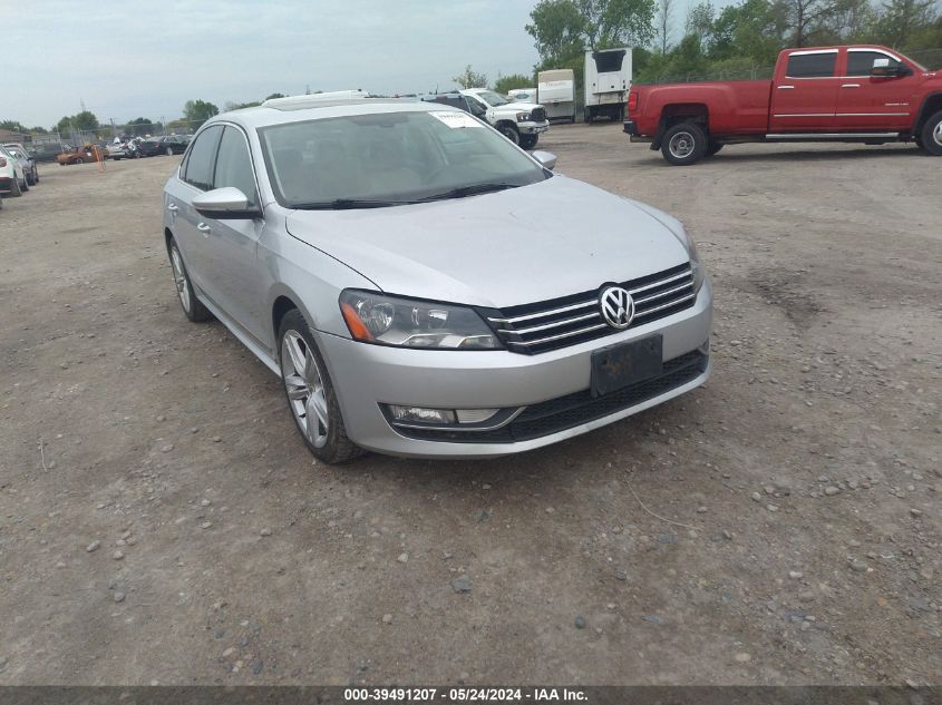 2012 VOLKSWAGEN PASSAT 2.0L TDI SEL PREMIUM