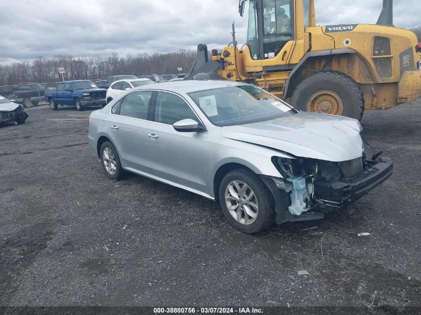 2016 VOLKSWAGEN PASSAT 1.8T S