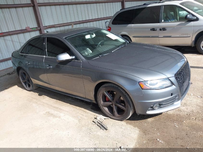 2012 AUDI A4 PREMIUM PLUS