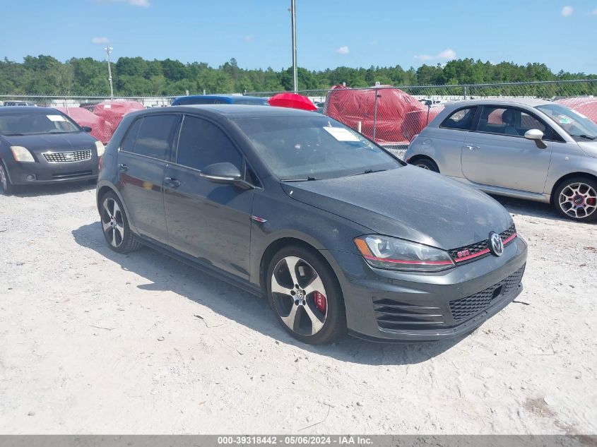 2017 VOLKSWAGEN GOLF GTI AUTOBAHN 4-DOOR/S 4-DOOR/SE 4-DOOR/SPORT 4-DOOR