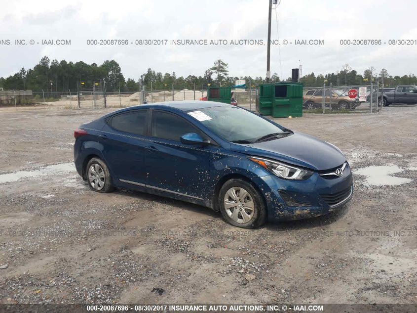 2016 HYUNDAI ELANTRA SE/SPORT/LIMITED