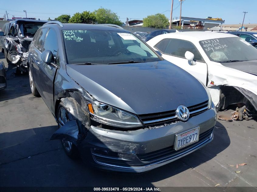 2015 VOLKSWAGEN GOLF SPORTWAGEN TDI SEL 4-DOOR