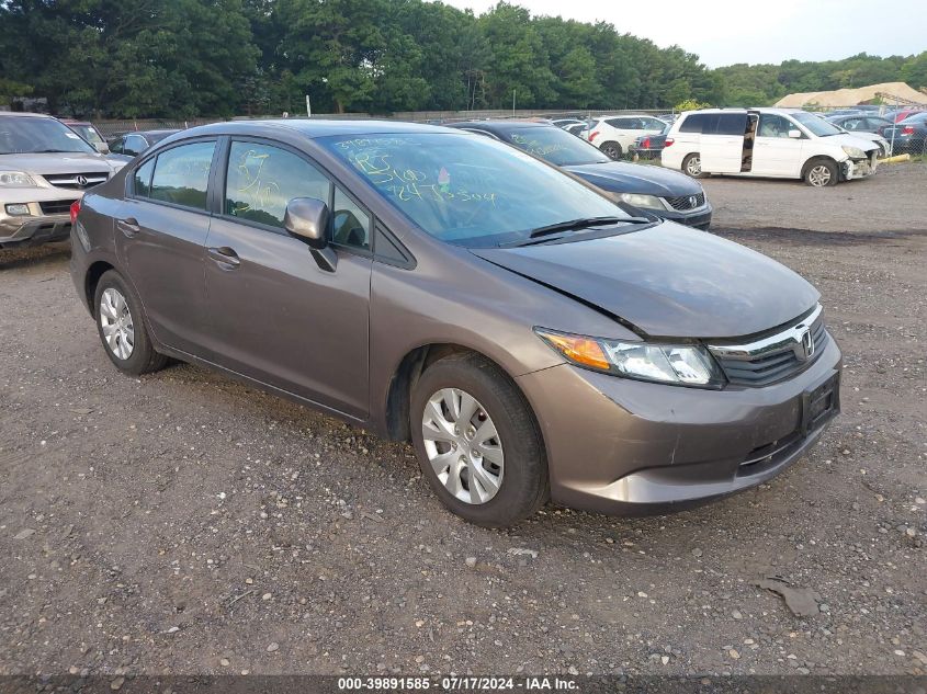 2012 HONDA CIVIC LX