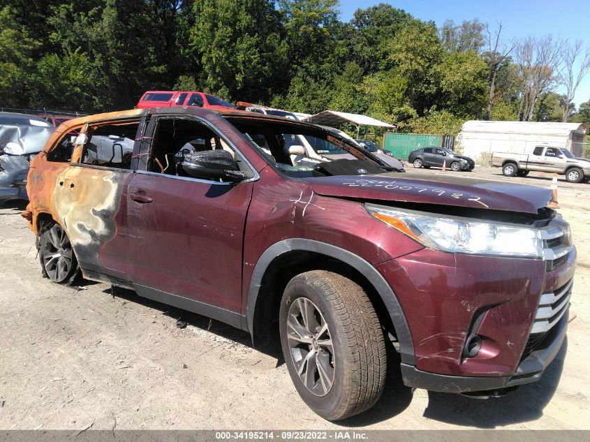 2019 TOYOTA HIGHLANDER LE