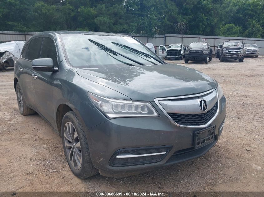 2014 ACURA MDX TECHNOLOGY PACKAGE