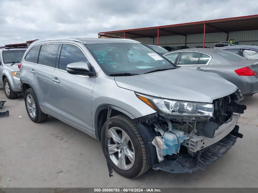 2017 TOYOTA HIGHLANDER LIMITED