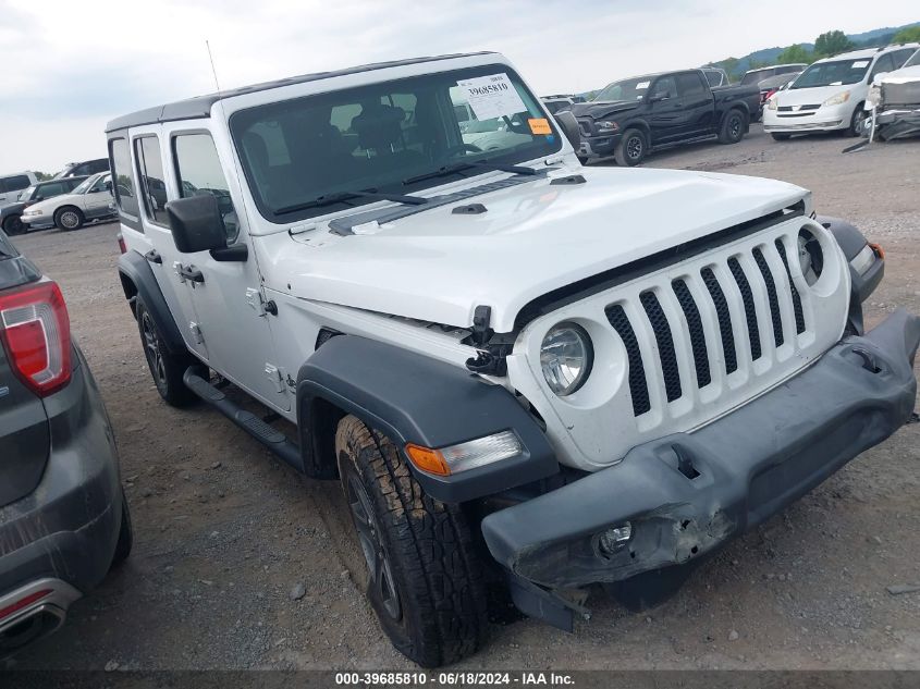 2019 JEEP WRANGLER UNLIMITED SPORT S 4X4