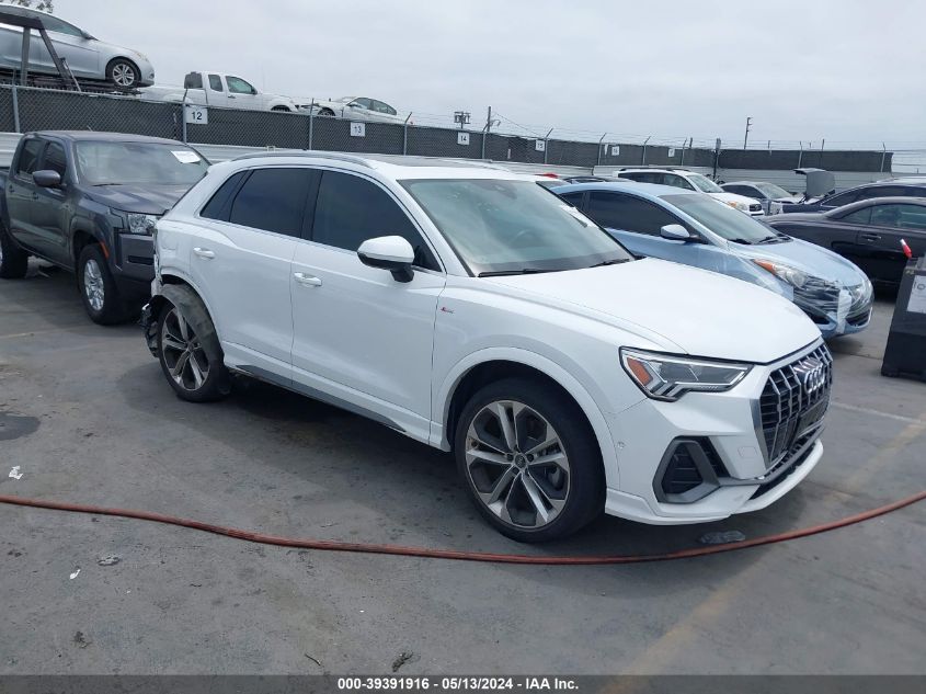 2021 AUDI Q3 PREMIUM PLUS 45 TFSI S LINE QUATTRO TIPTRONIC