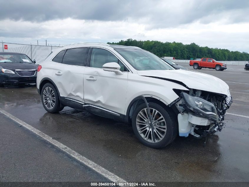 2016 LINCOLN MKX RESERVE