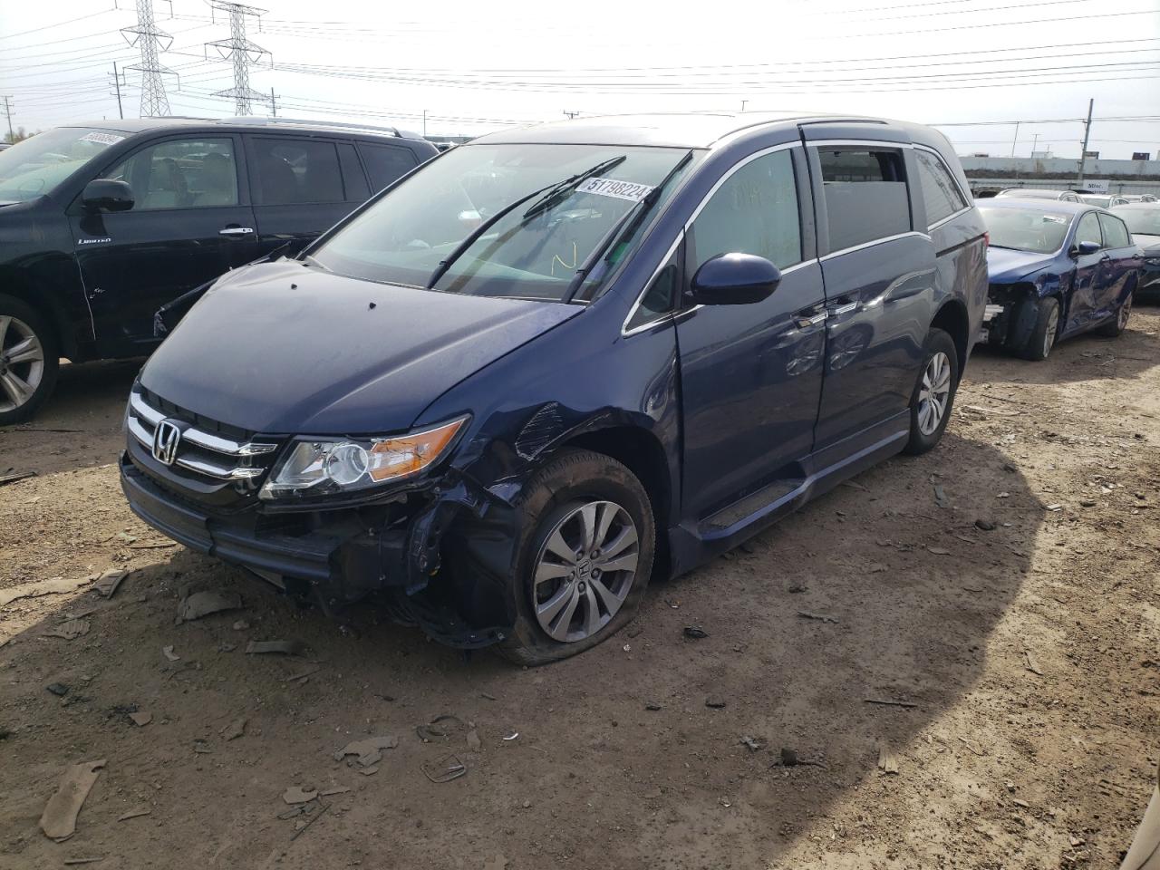 2015 HONDA ODYSSEY EXL