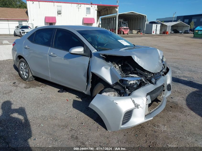 2016 TOYOTA COROLLA L/LE/LE PLS/PRM/S/S PLS