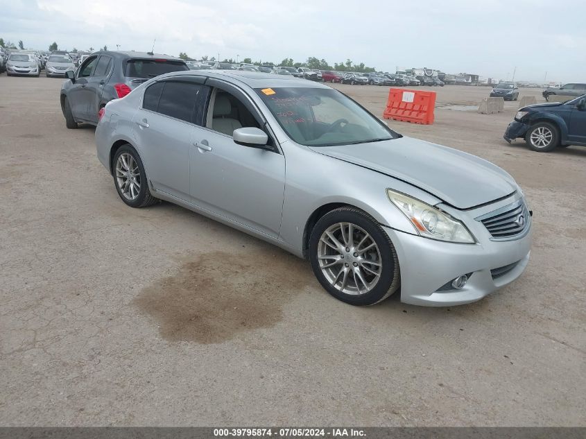 2012 INFINITI G37 JOURNEY