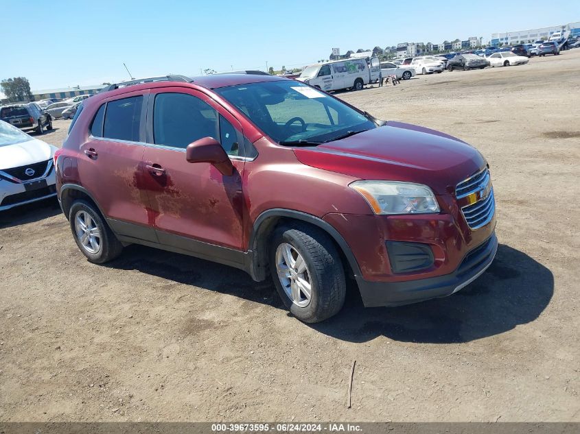 2016 CHEVROLET TRAX LT