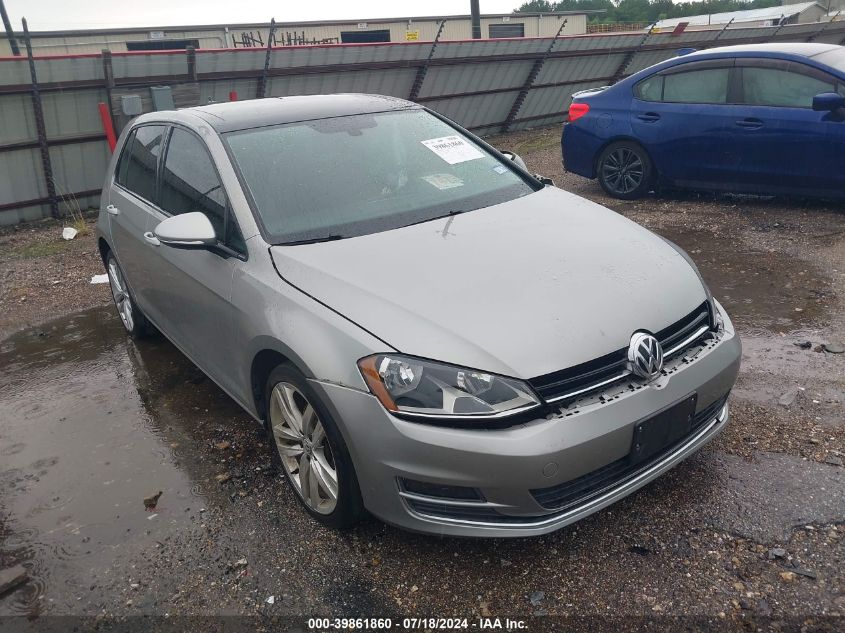 2015 VOLKSWAGEN GOLF TSI SEL 4-DOOR