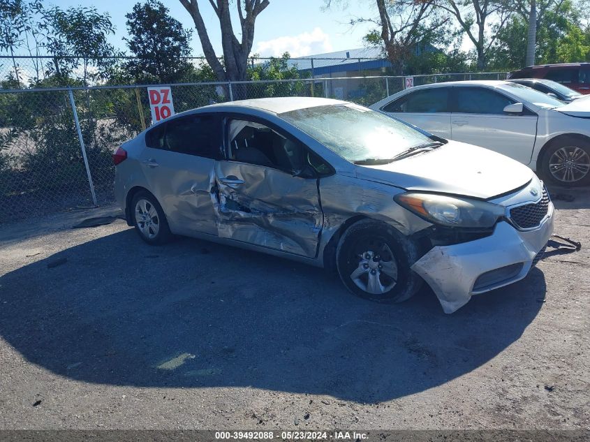 2015 KIA FORTE LX