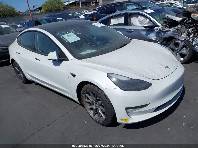 2023 TESLA MODEL 3 REAR-WHEEL DRIVE