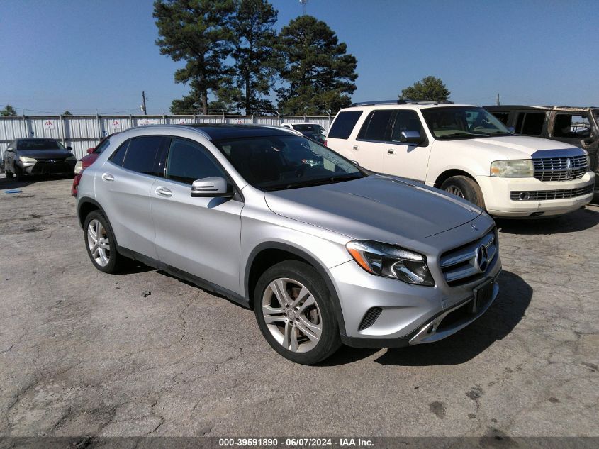 2015 MERCEDES-BENZ GLA 250 4MATIC