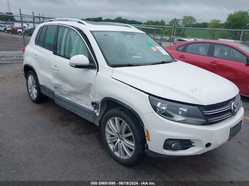 2012 VOLKSWAGEN TIGUAN S/SE/SEL