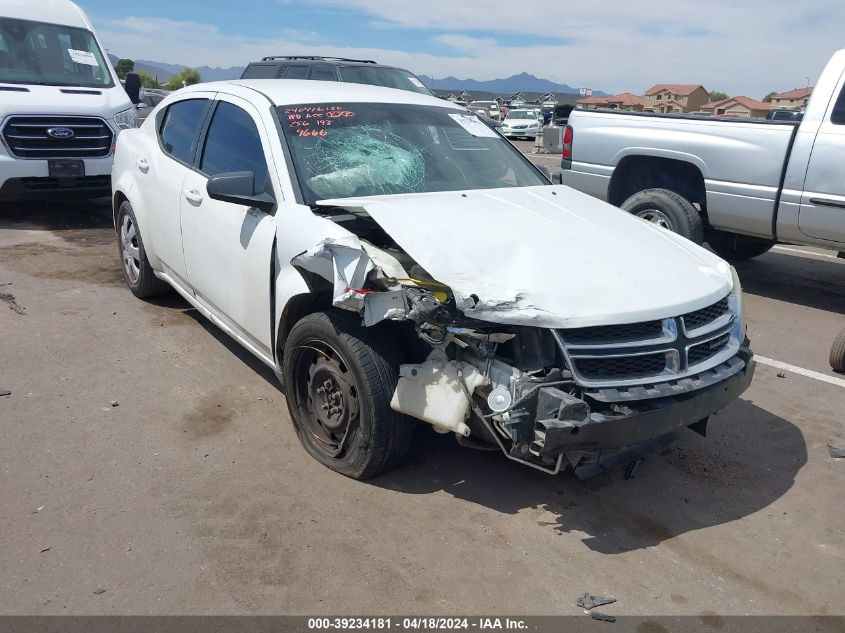 2012 DODGE AVENGER SE