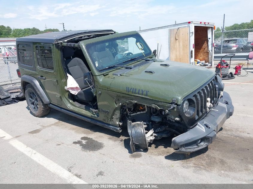 2021 JEEP WRANGLER UNLIMITED WILLYS 4X4