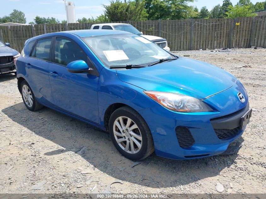 2012 MAZDA MAZDA3 I TOURING