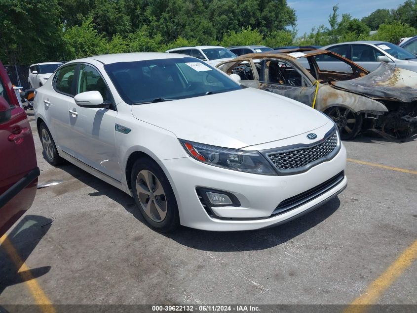 2015 KIA OPTIMA HYBRID