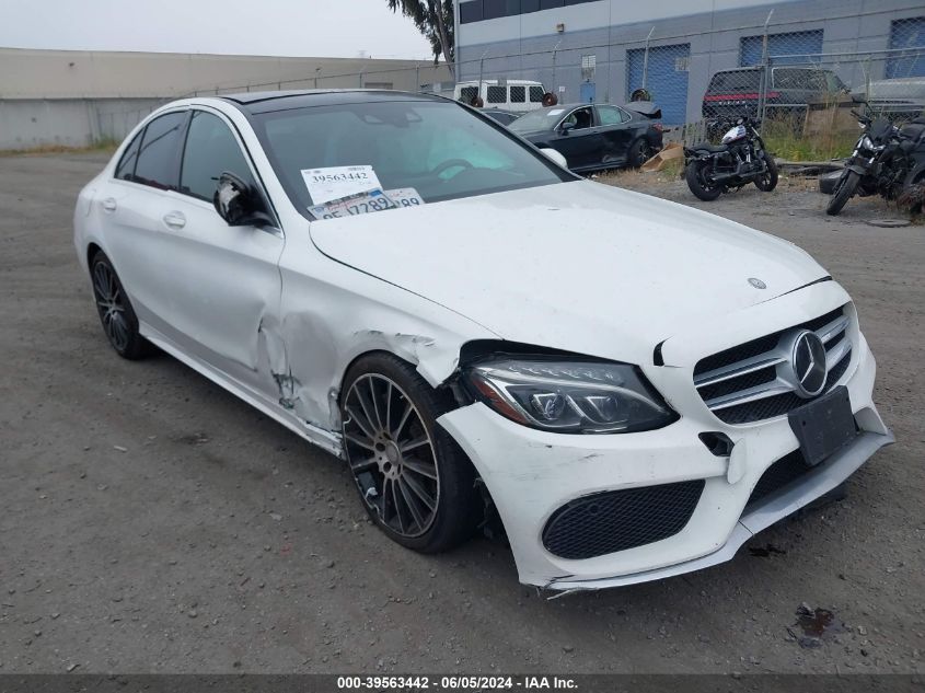 2015 MERCEDES-BENZ C 300 4MATIC/LUXURY 4MATIC/SPORT 4MATIC