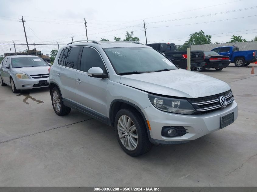 2012 VOLKSWAGEN TIGUAN SE