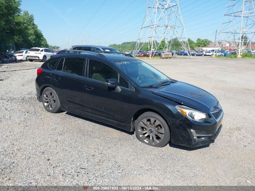 2016 SUBARU IMPREZA 2.0I SPORT PREMIUM