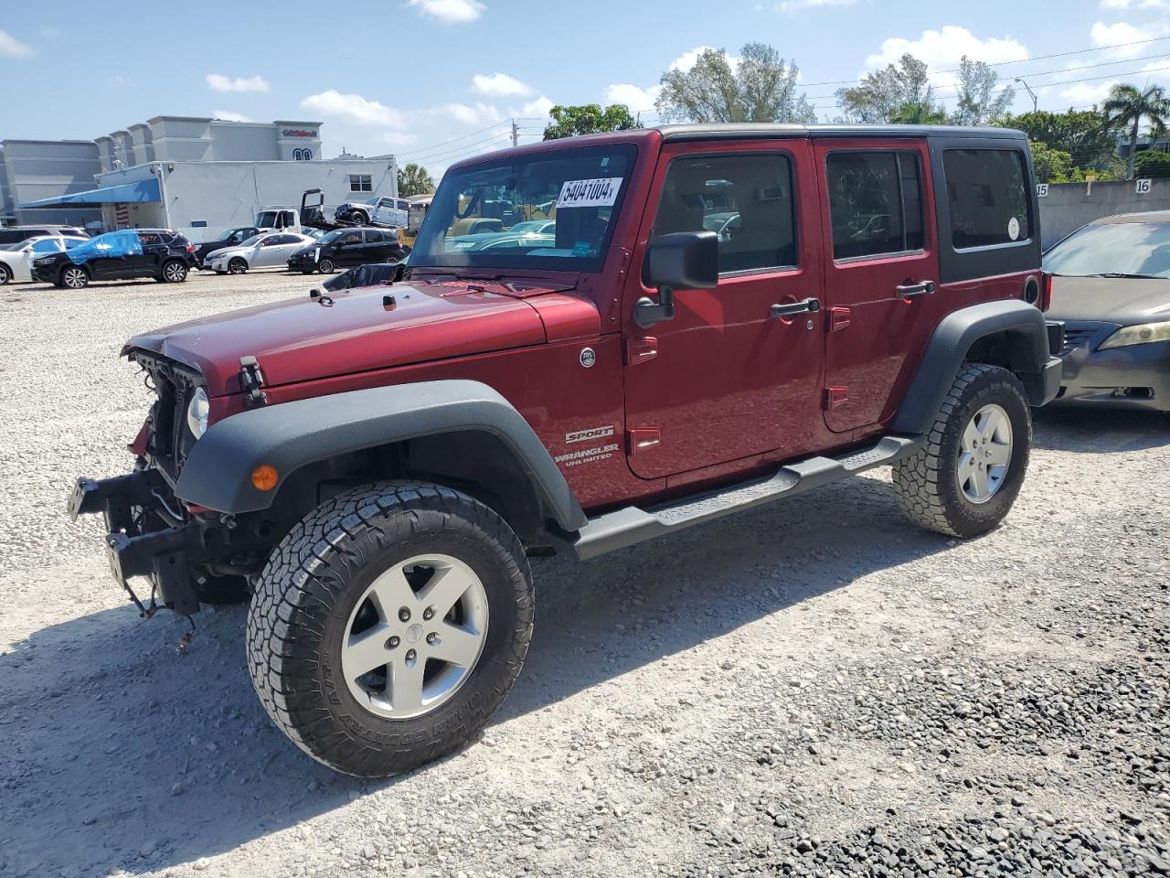 2013 JEEP WRANGLER UNLIMITED SPORT