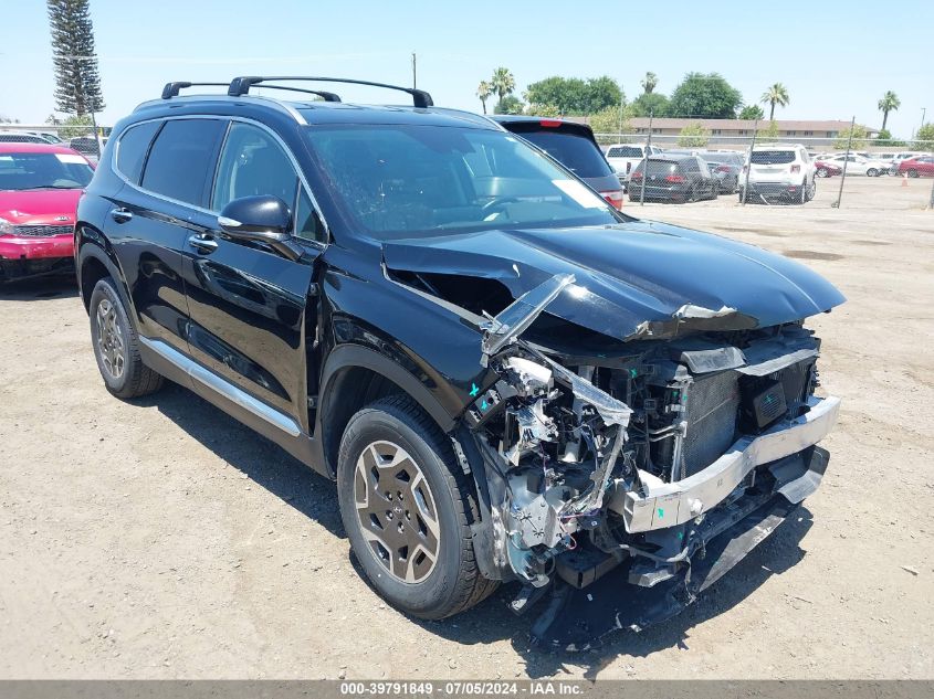 2022 HYUNDAI SANTA FE HYBRID BLUE