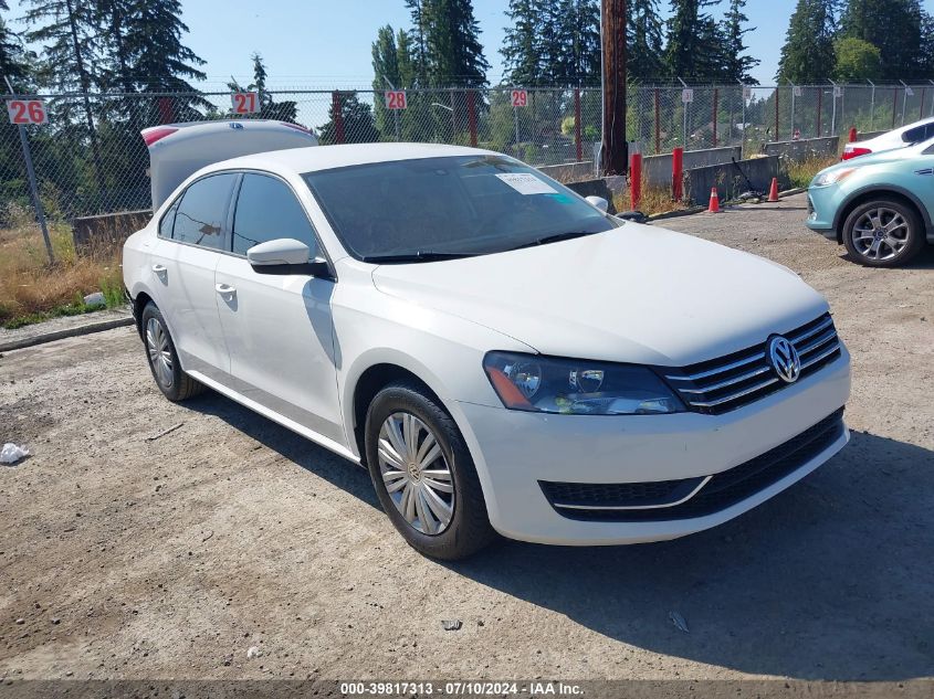 2014 VOLKSWAGEN PASSAT 1.8T S