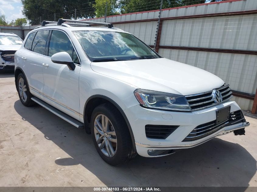 2016 VOLKSWAGEN TOUAREG TDI LUX