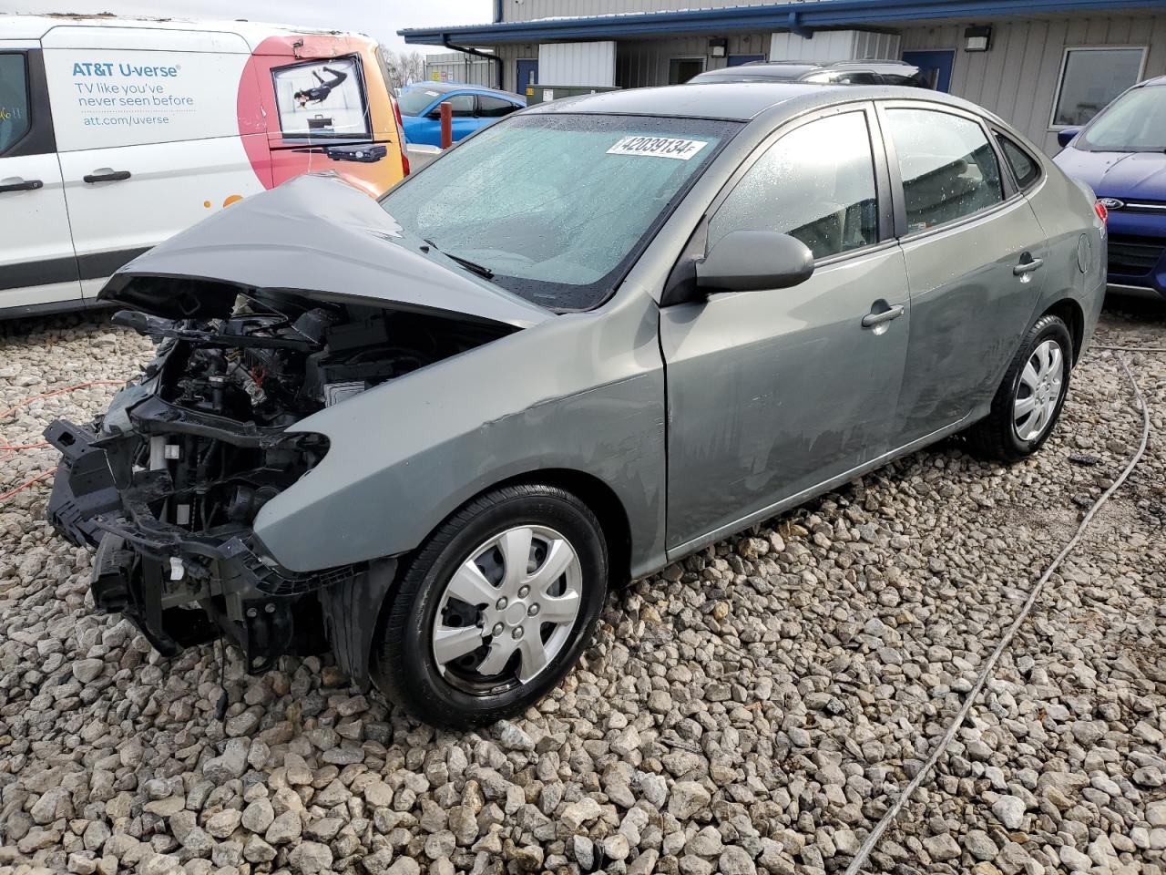 2010 HYUNDAI ELANTRA BLUE